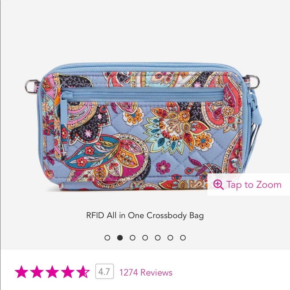 Vera Bradley wristlet/wallet/crossbody